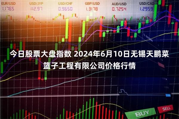 今日股票大盘指数 2024年6月10日无锡天鹏菜篮子工程有限公司价格行情